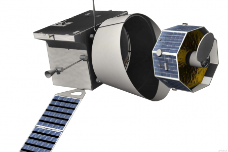 Vue d'artiste de la sonde BepiColombo