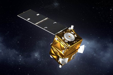 Artistic rendition of the VNREDSat-1 (courtesy of Airbus Defence and Space)